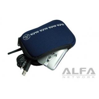 Alfa Network U-Bag Tasche rot wasserdicht für Alfa WLAN USB Adapter