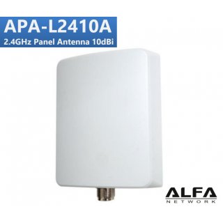 Alfa Network APA-L2410A 10dBi WLAN Panel Antenne (2,4GHz) N female