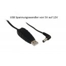 USB Spannungswandler 5V -> 12V für Alfa Router R36 R36A...