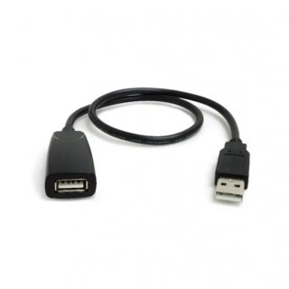 Alfa 0,5m aktive USB 2.0 Verlängerung Kabel Stecker Buchse Typ A